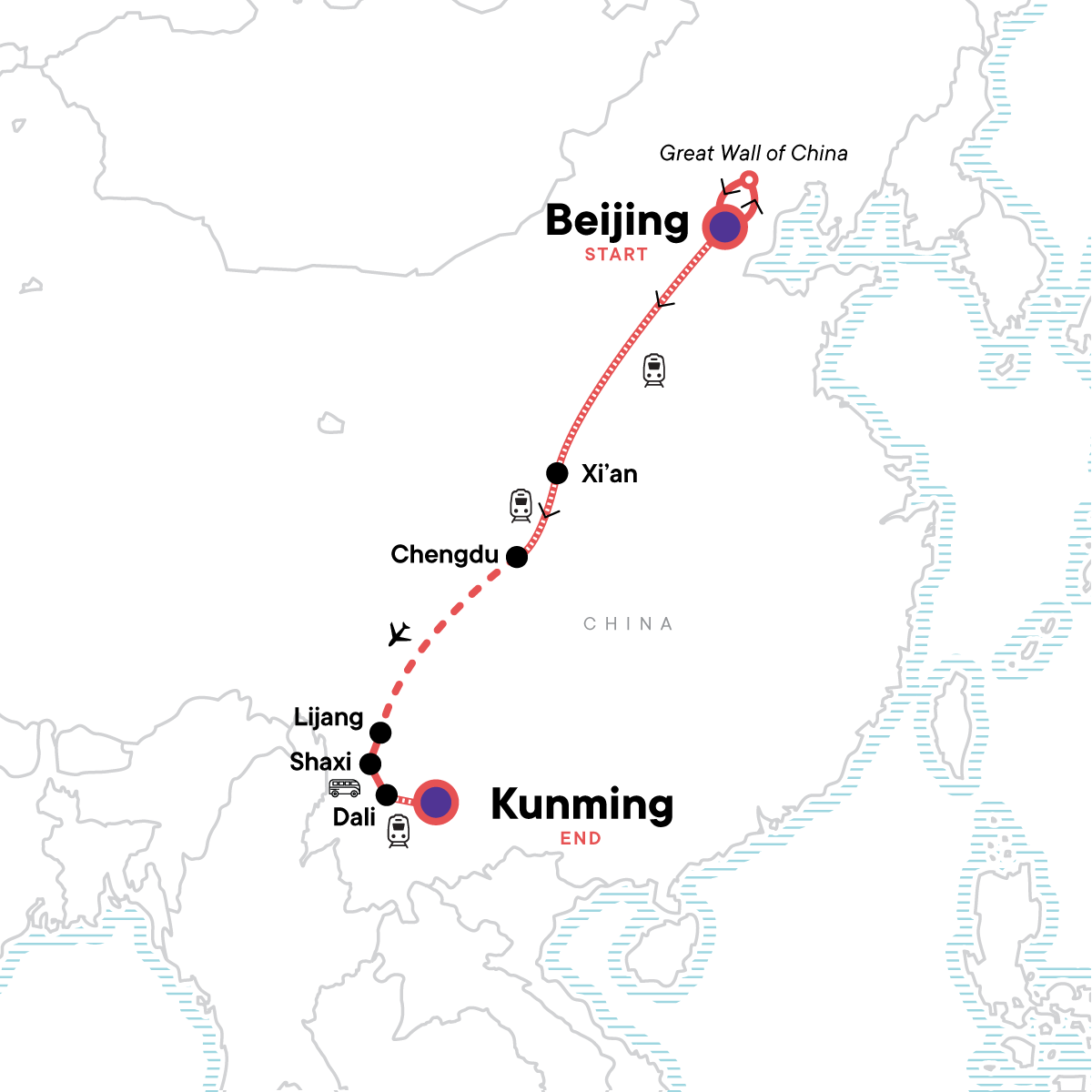 Beijing to Kunming: Undiscovered China