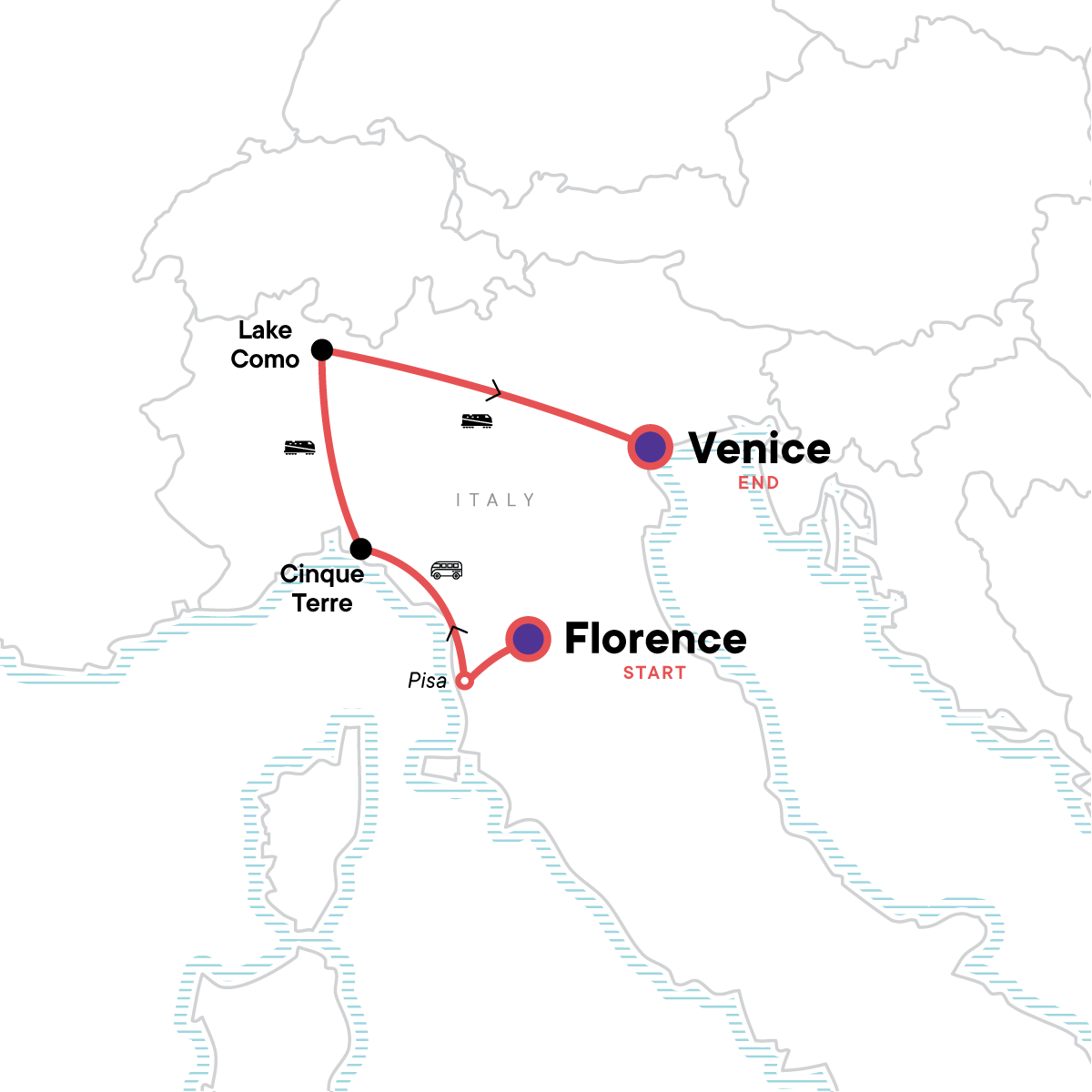 Best of Northern Italy: Florence to Venice