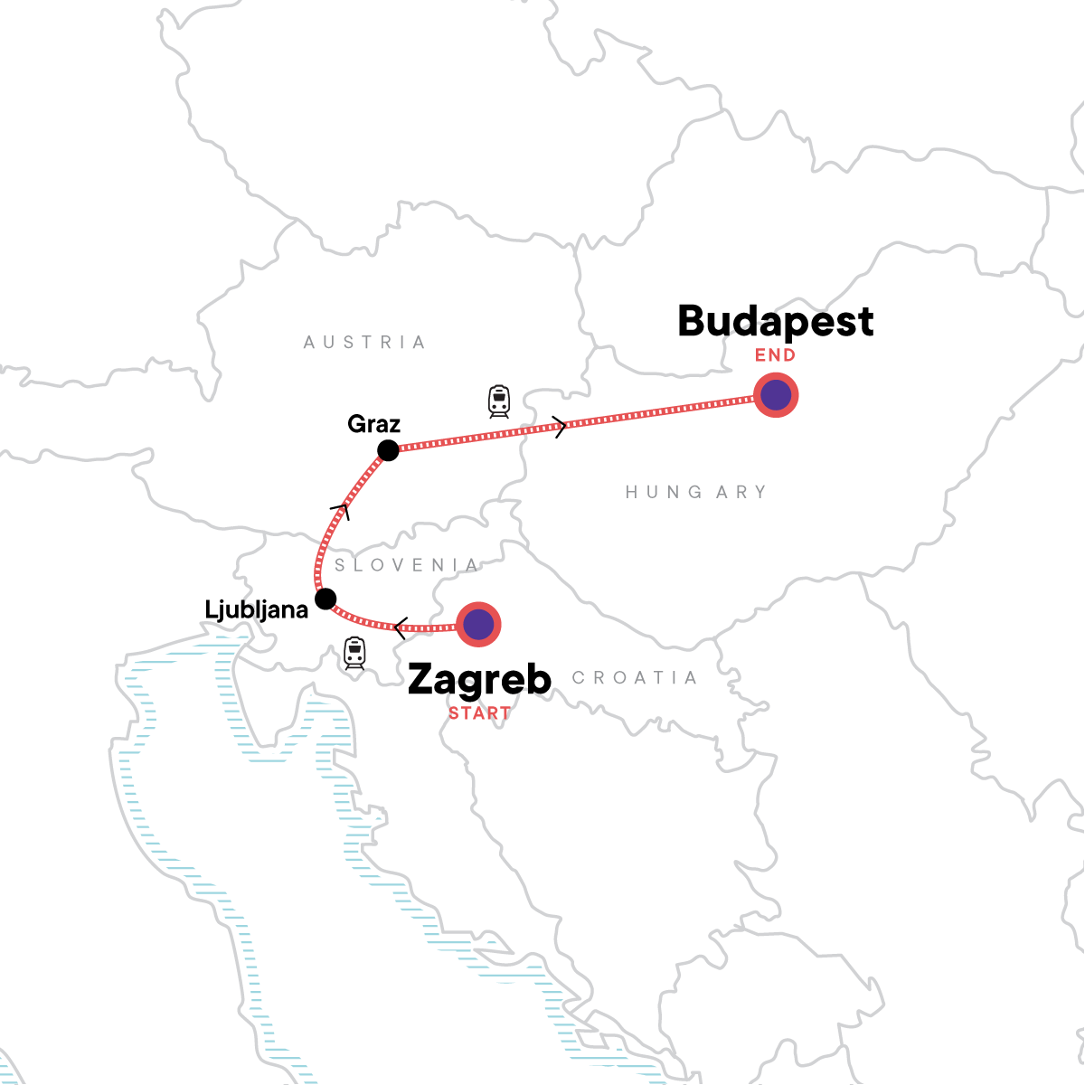 Christmas in Eastern Europe: Zagreb to Budapest