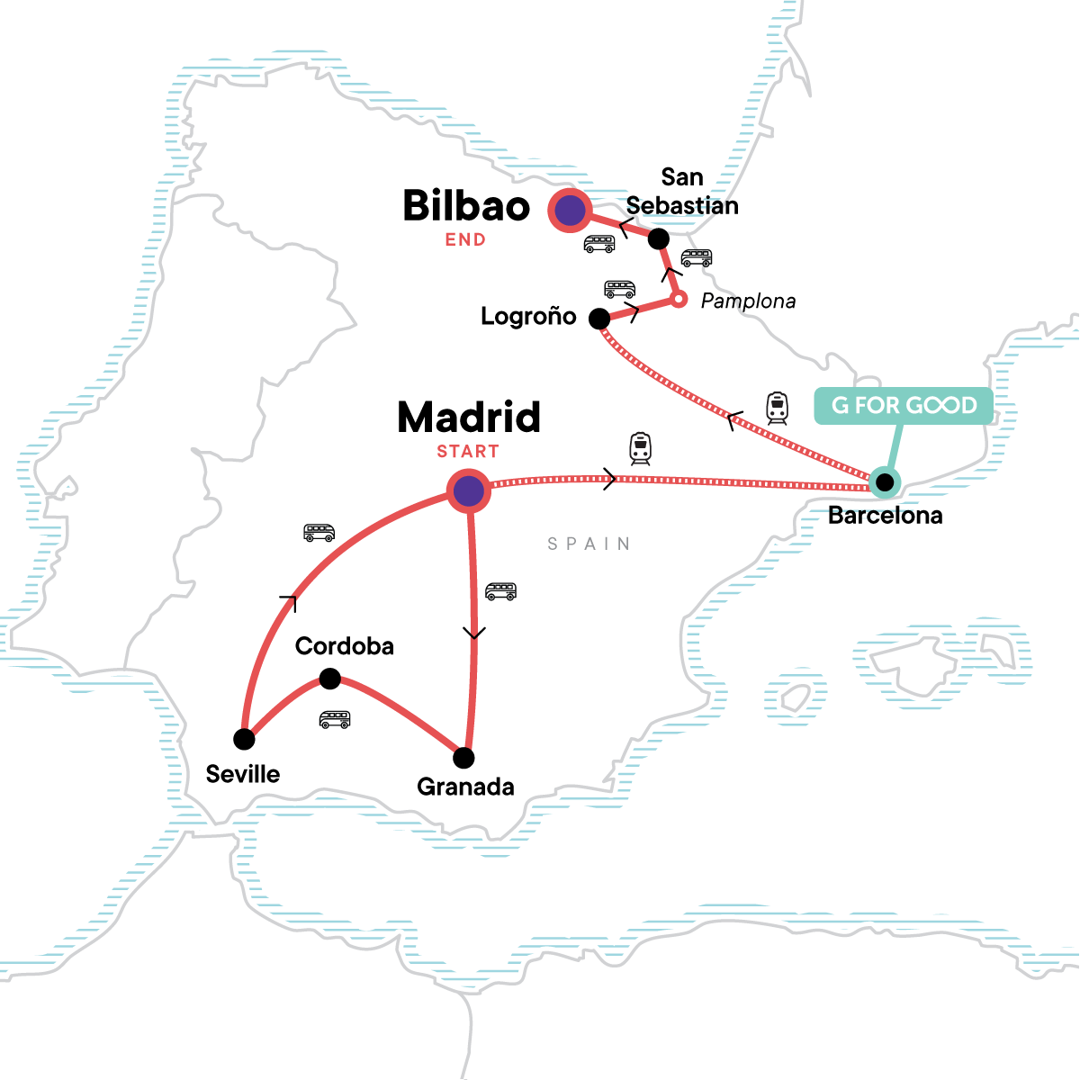 Complete Spain: South to North Adventure
