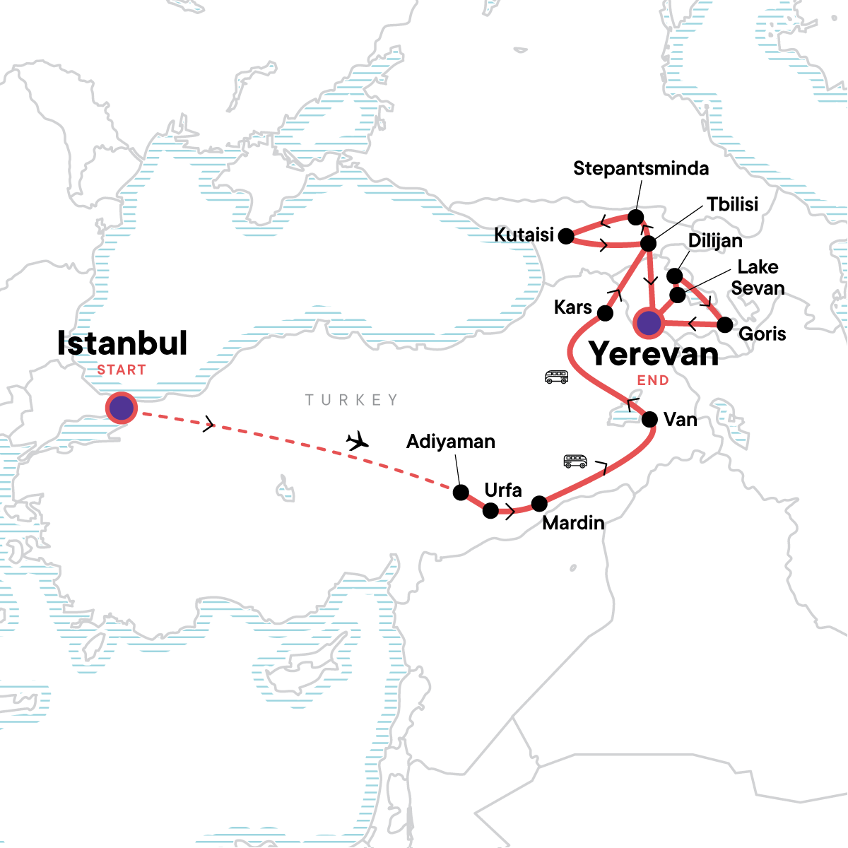 Eastern Turkey, Georgia, & Armenia