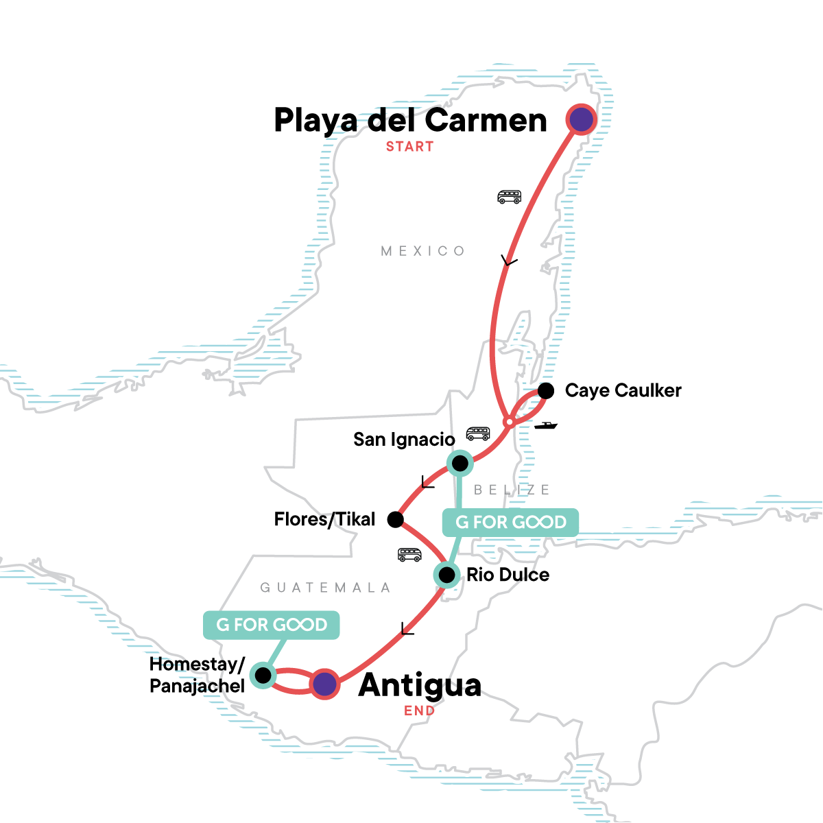 Explore Central America:  Mexico and Guatemala