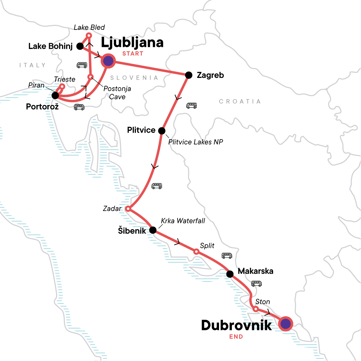 Highlights of Slovenia & Croatia