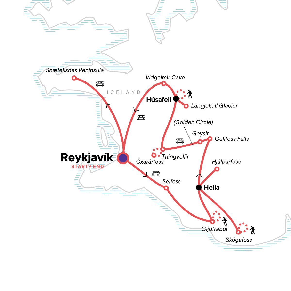 Iceland: The Snaefellsnes Peninsula, Volcanoes & Hiking Húsafell