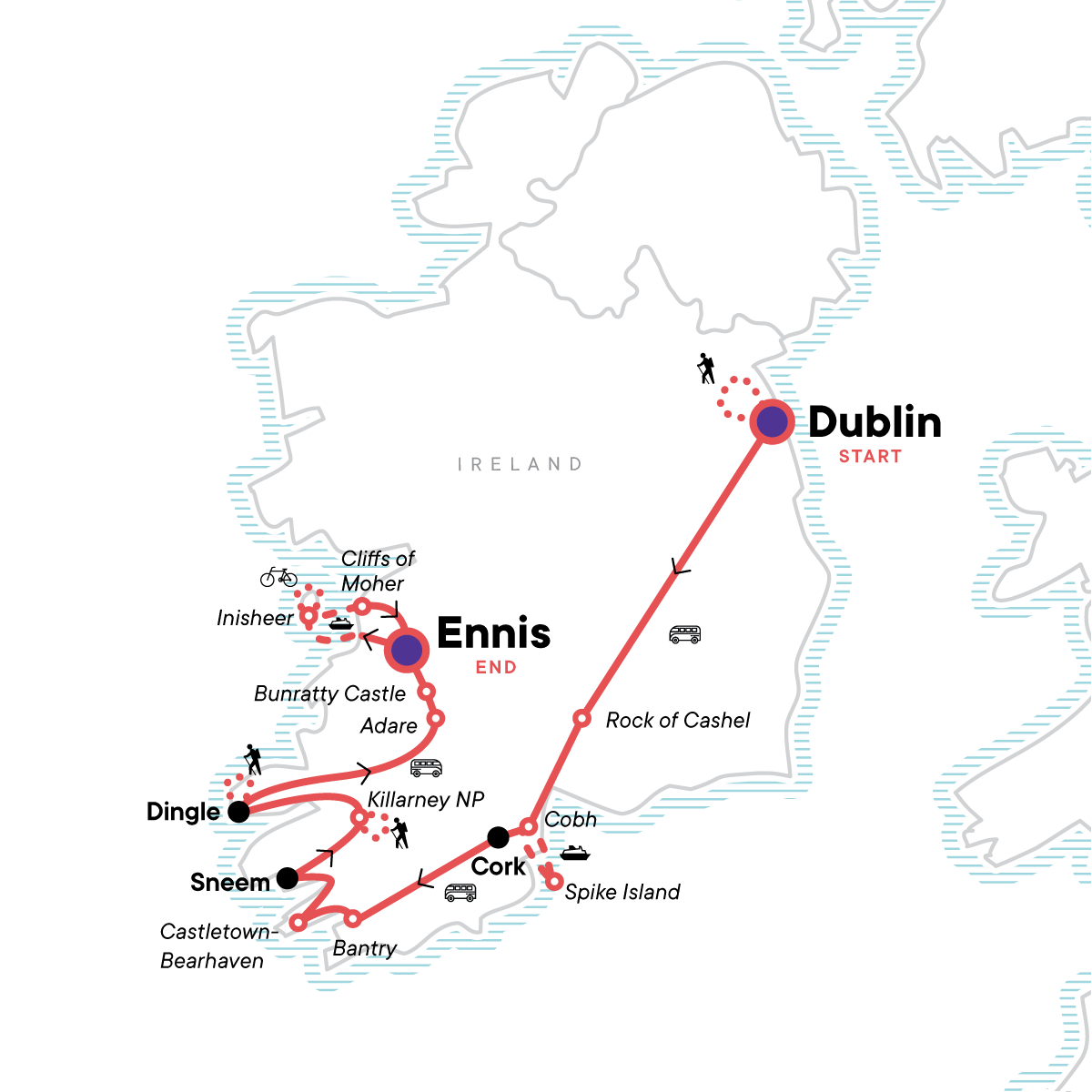 Ireland: Coastal Hikes, The Beara Peninsula & Killarney National Park