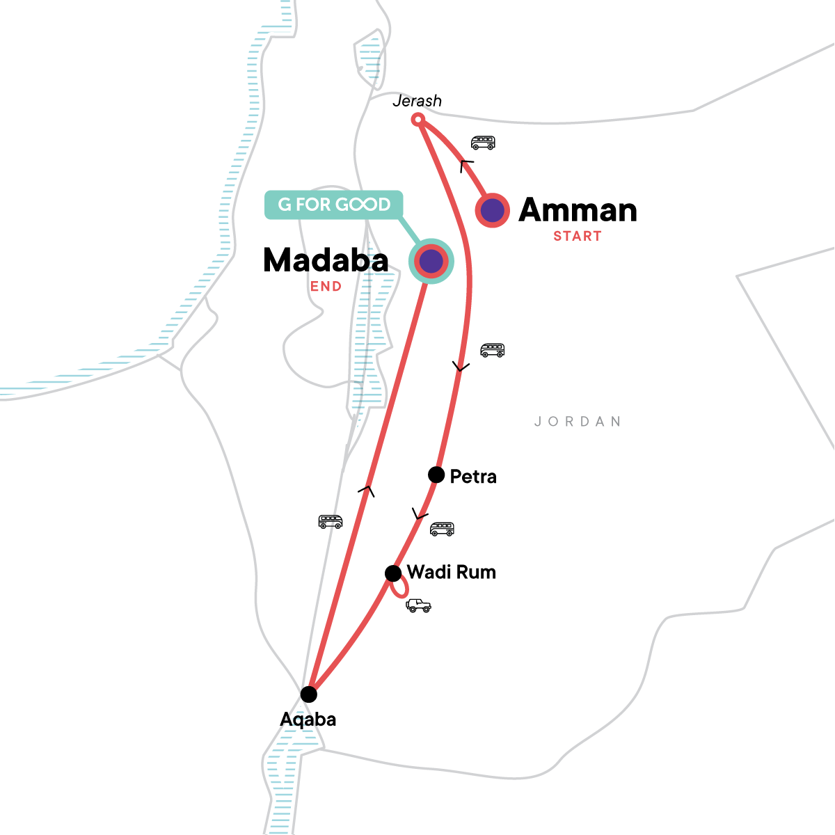 Jordan: Ancient Cities, Iconic Petra & Red Sea Swimming