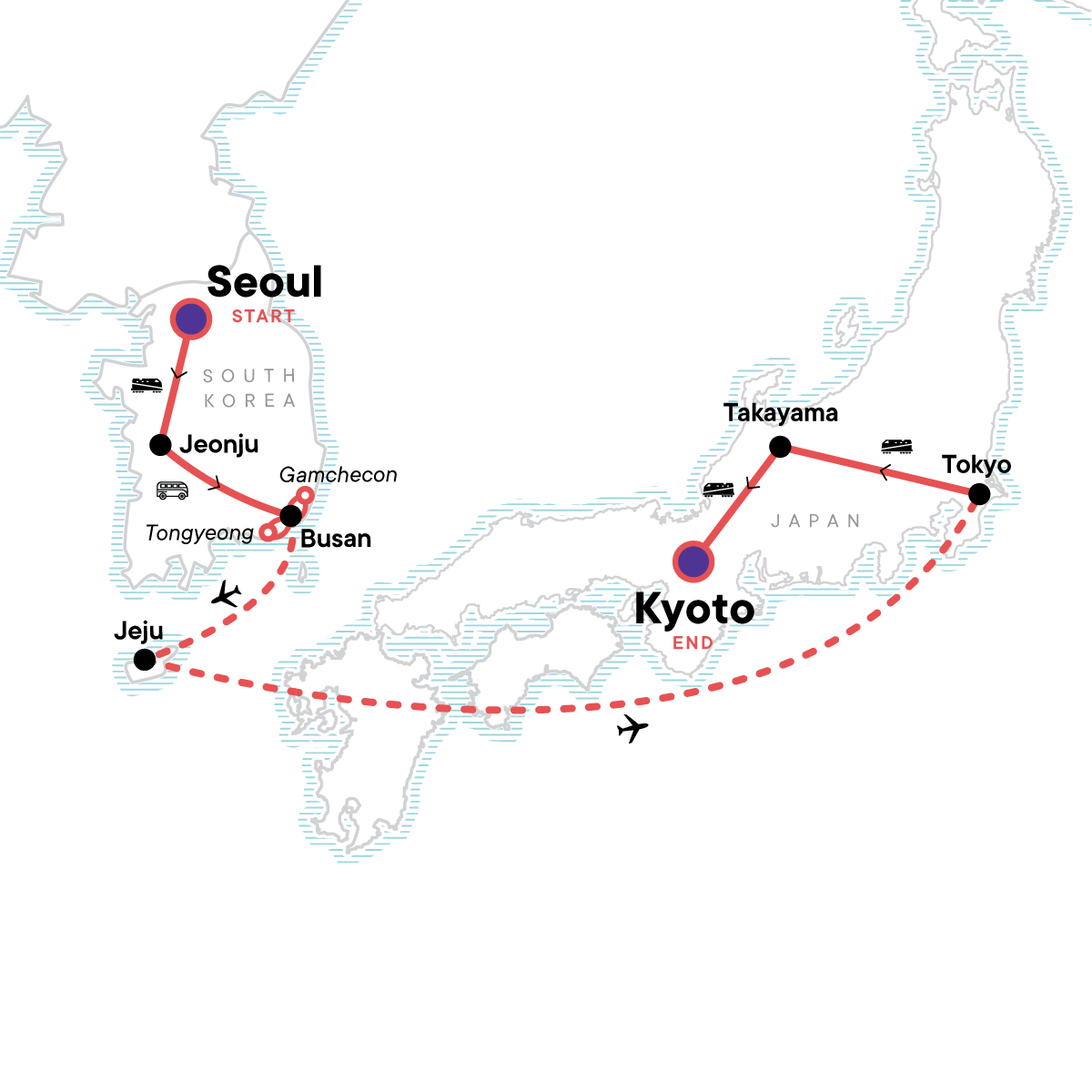 Korea to Japan: Epic Eats & Bright City Lights