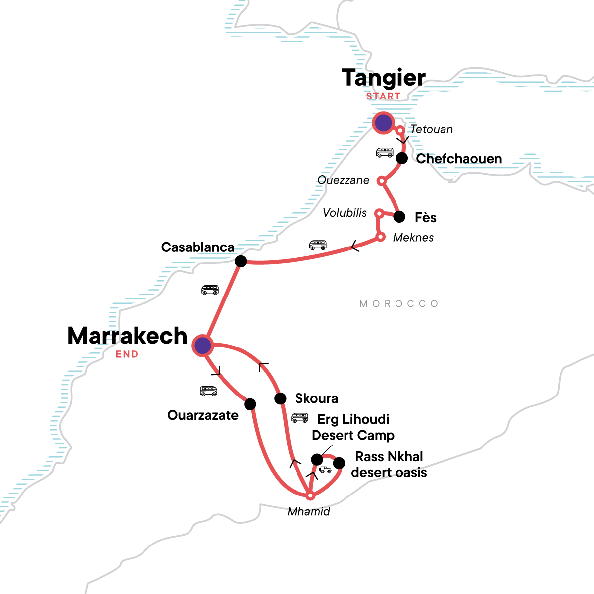 Morocco: North, South & Marrakech
