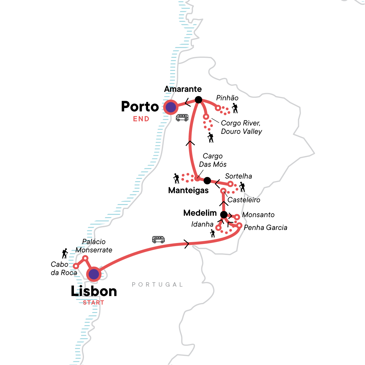 Portugal: Coastal Walks, Vineyards & Villages of the Douro Valley