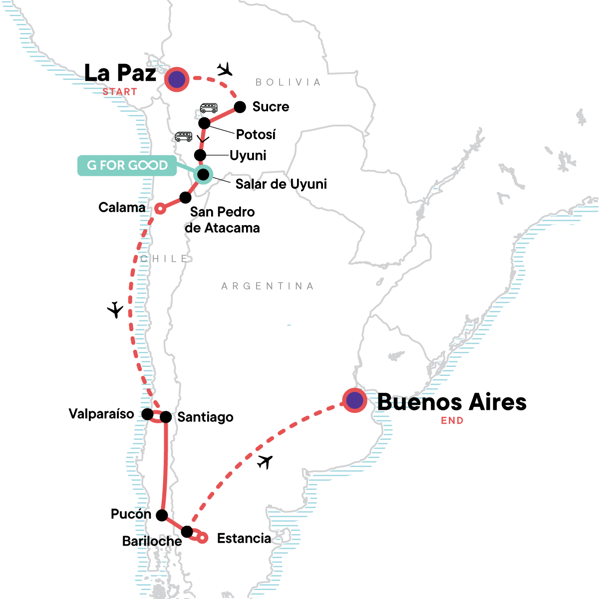 South America Highlights: Bolivia, Chile, & Argentina