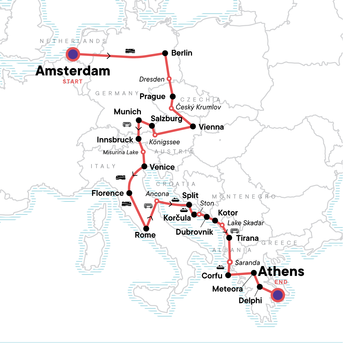 Ultimate Europe: Berlin, Tuscany & Greek Temples