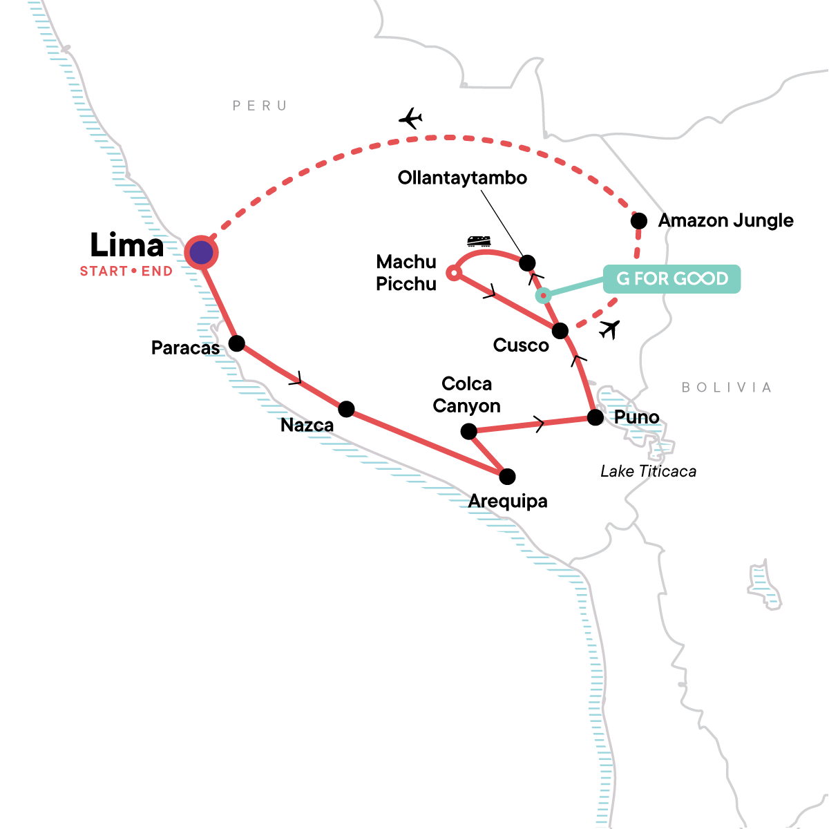 Absolute Peru: Amazon Jungle & Machu Picchu by Train