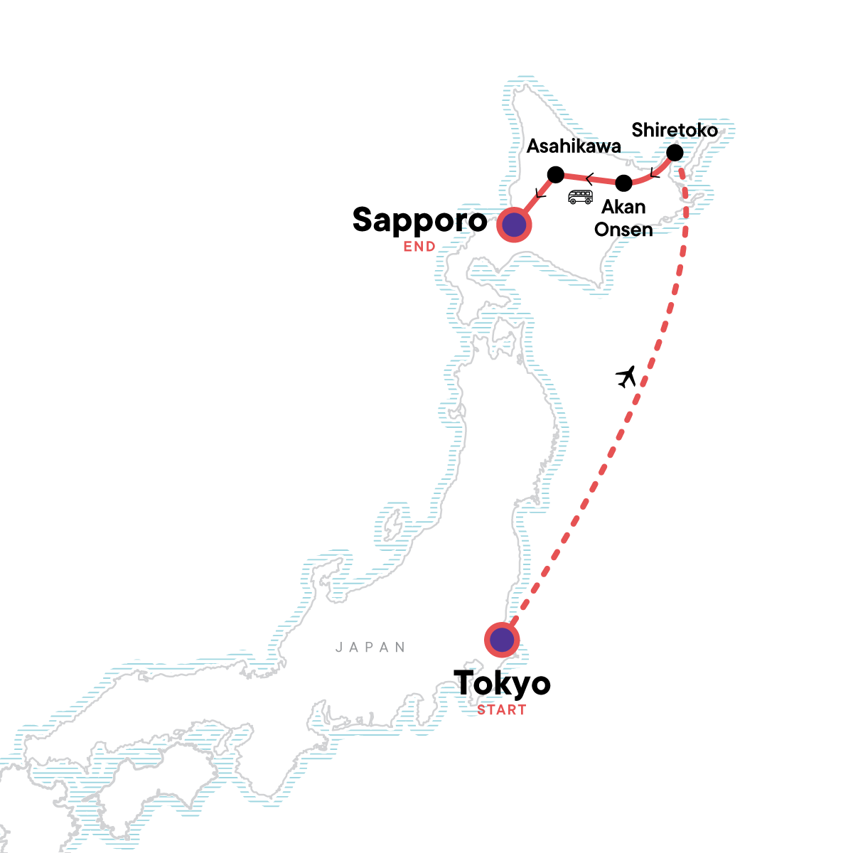 Active Northern Japan: Winter in Tokyo & Hokkaido
