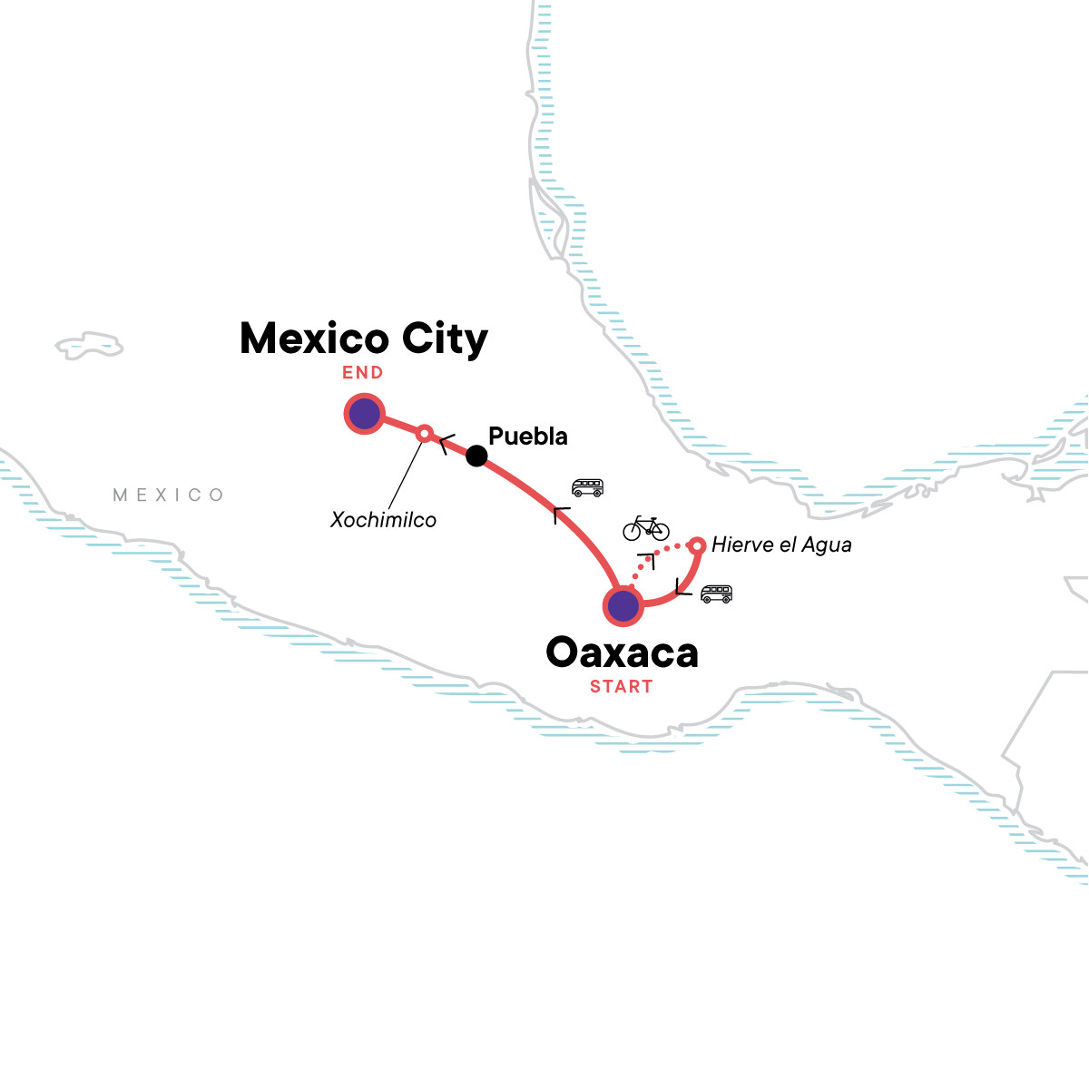 Central Mexico: Oaxaca to Mexico City