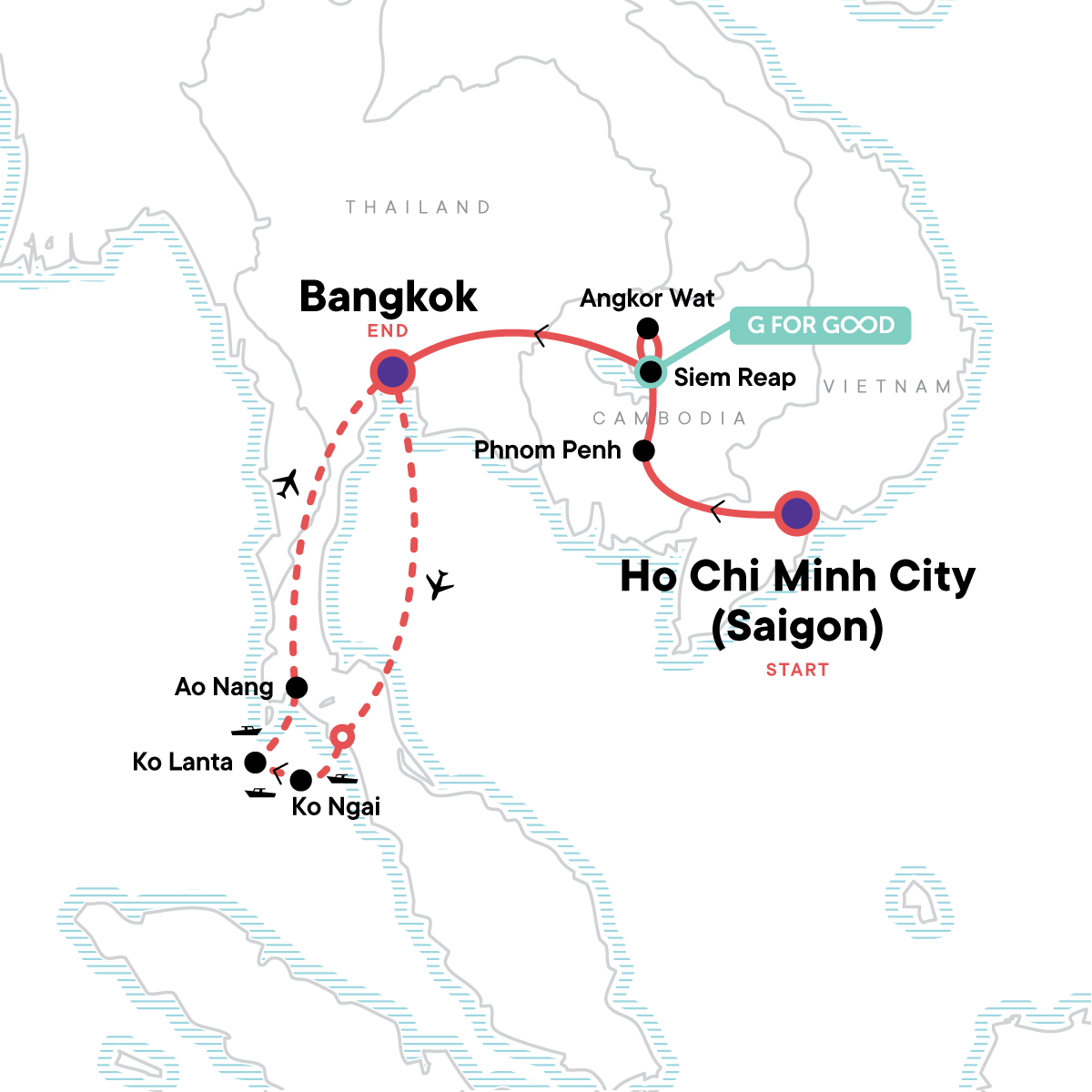 Classic Cambodia and Thai Islands – West Coast