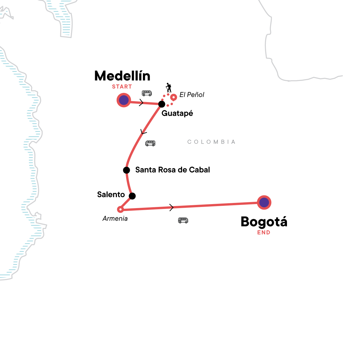 Colombian Adventure: Hot Springs & Bogotá Streets