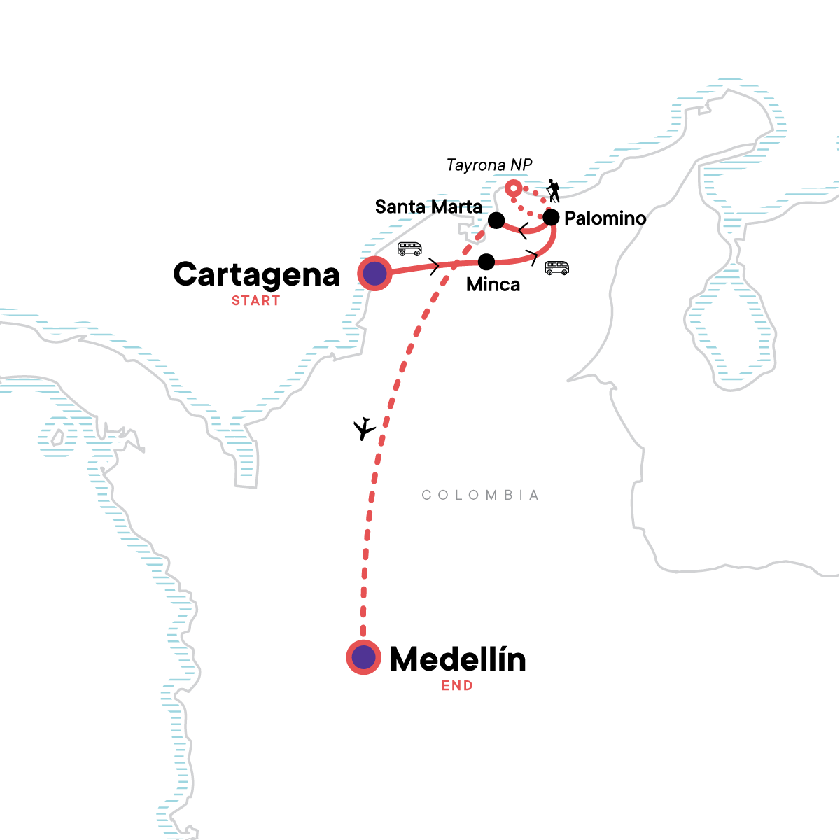 Colombian Explorer: Medellín Nights & Tayrona National Park