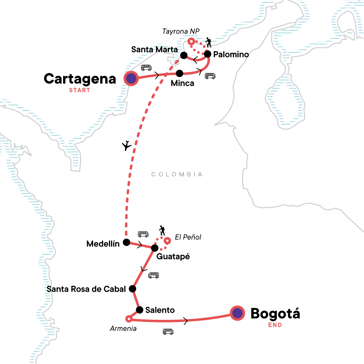 Complete Colombia: Coastal Caribbean & Inland Hidden Gems