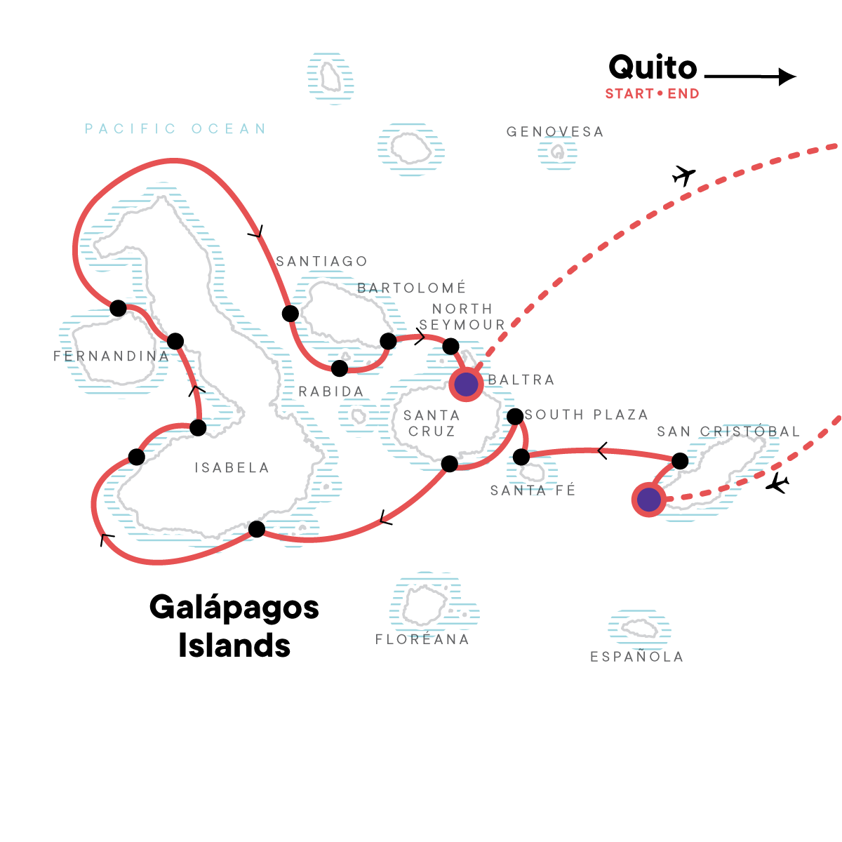 Galápagos — East, Central, & West Islands aboard the Eden