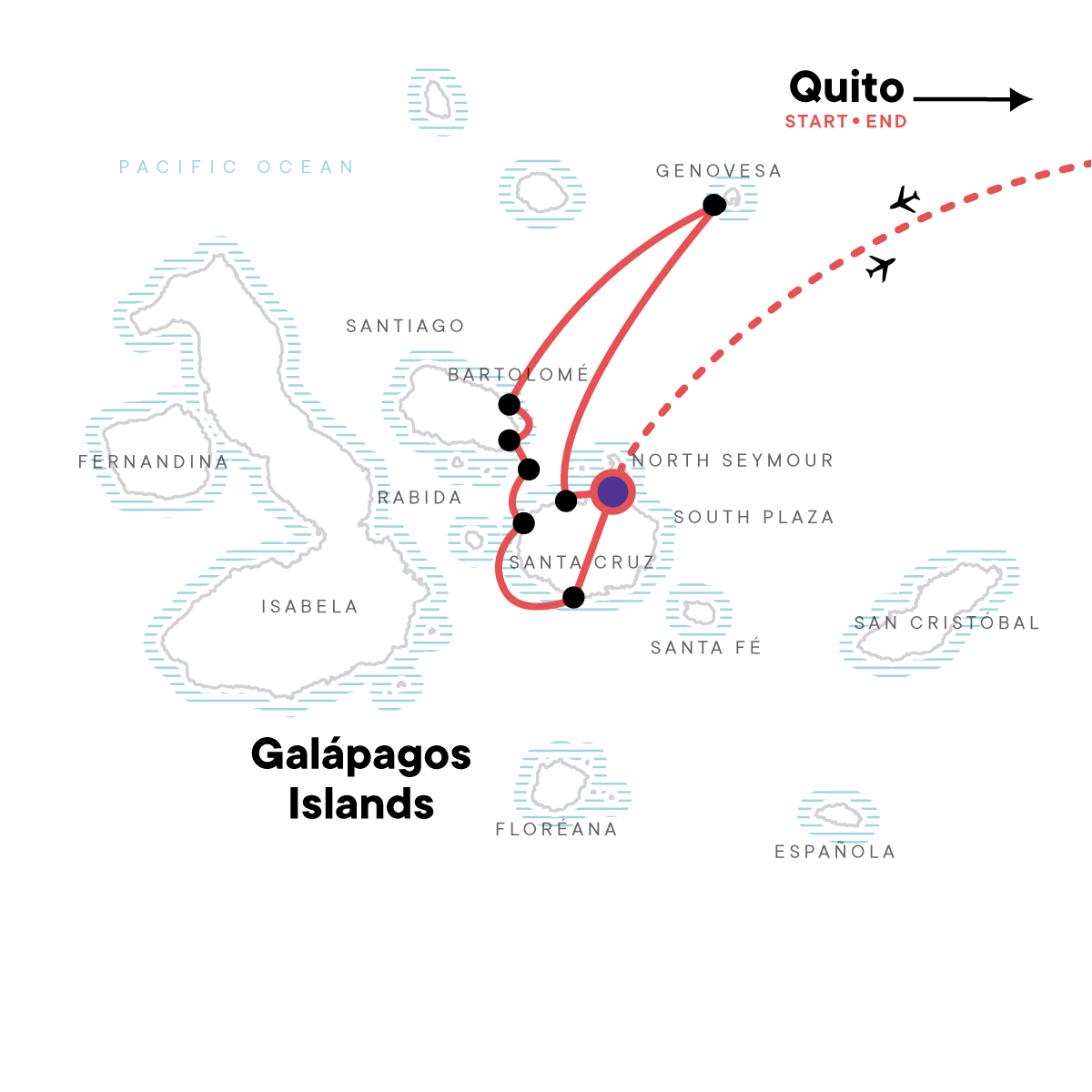 Galápagos — North & Central Islands aboard the Eden