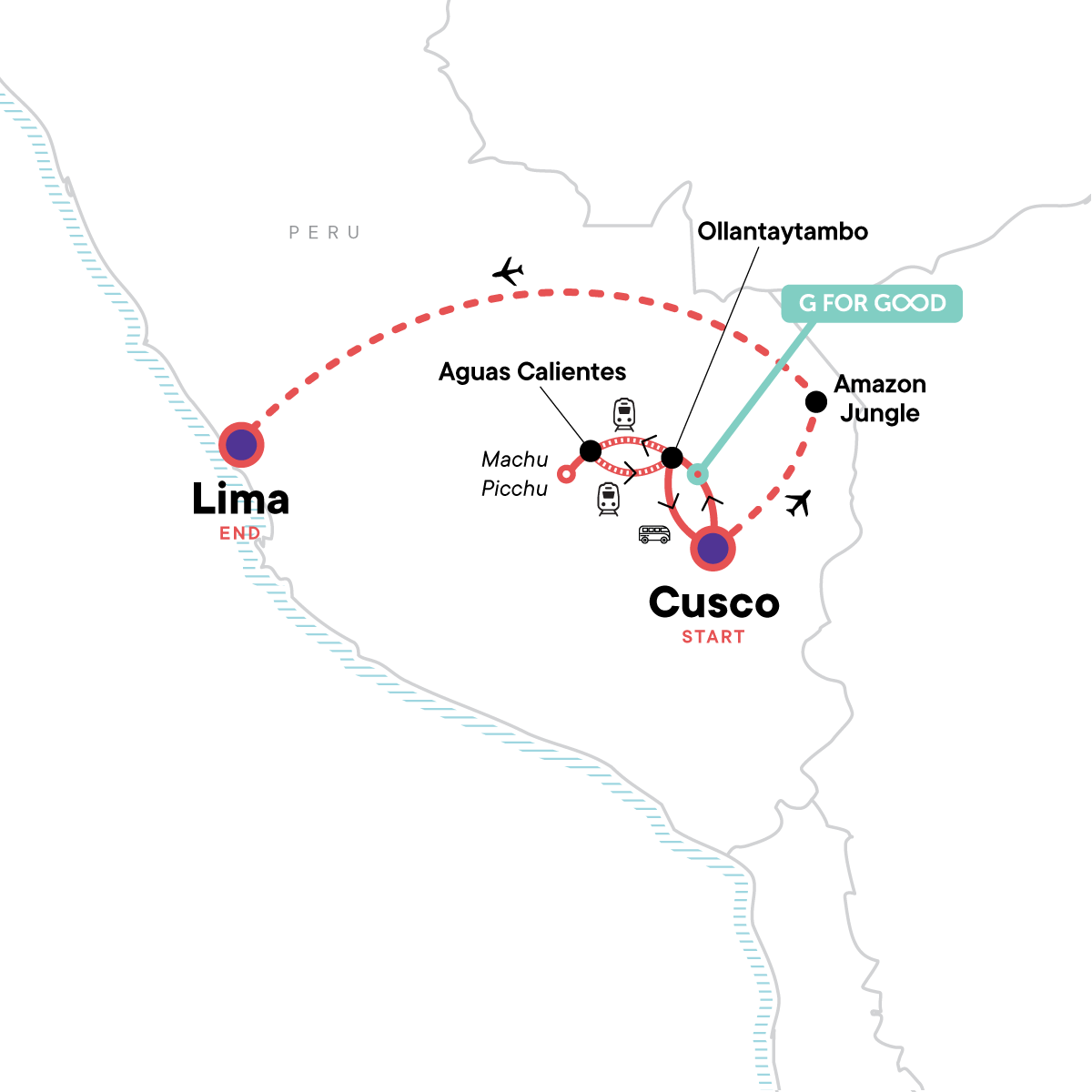 Inca Journey: Machu Picchu by Train & The Amazon