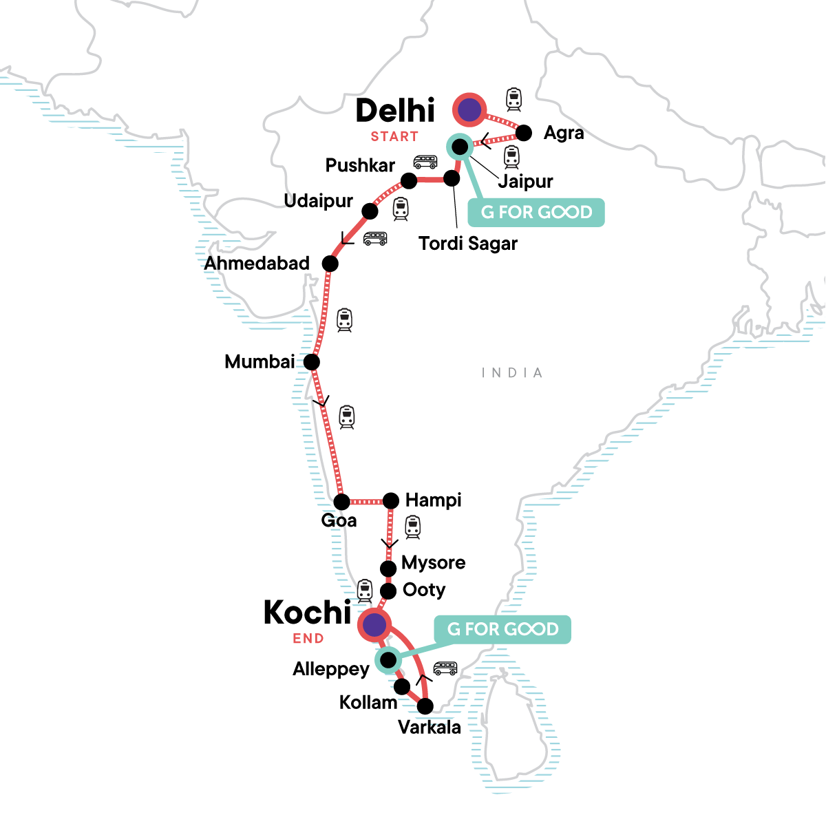 India North to South: Goa & The Golden Triangle