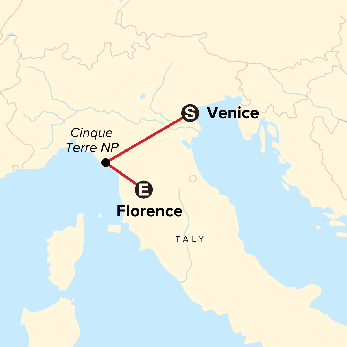 Journeys: Northern Italy, Venice to Florence