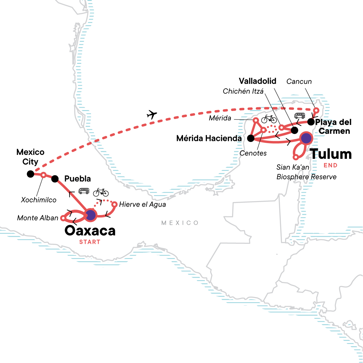 Mexico: Central Mexico & the Yucatan Peninsula