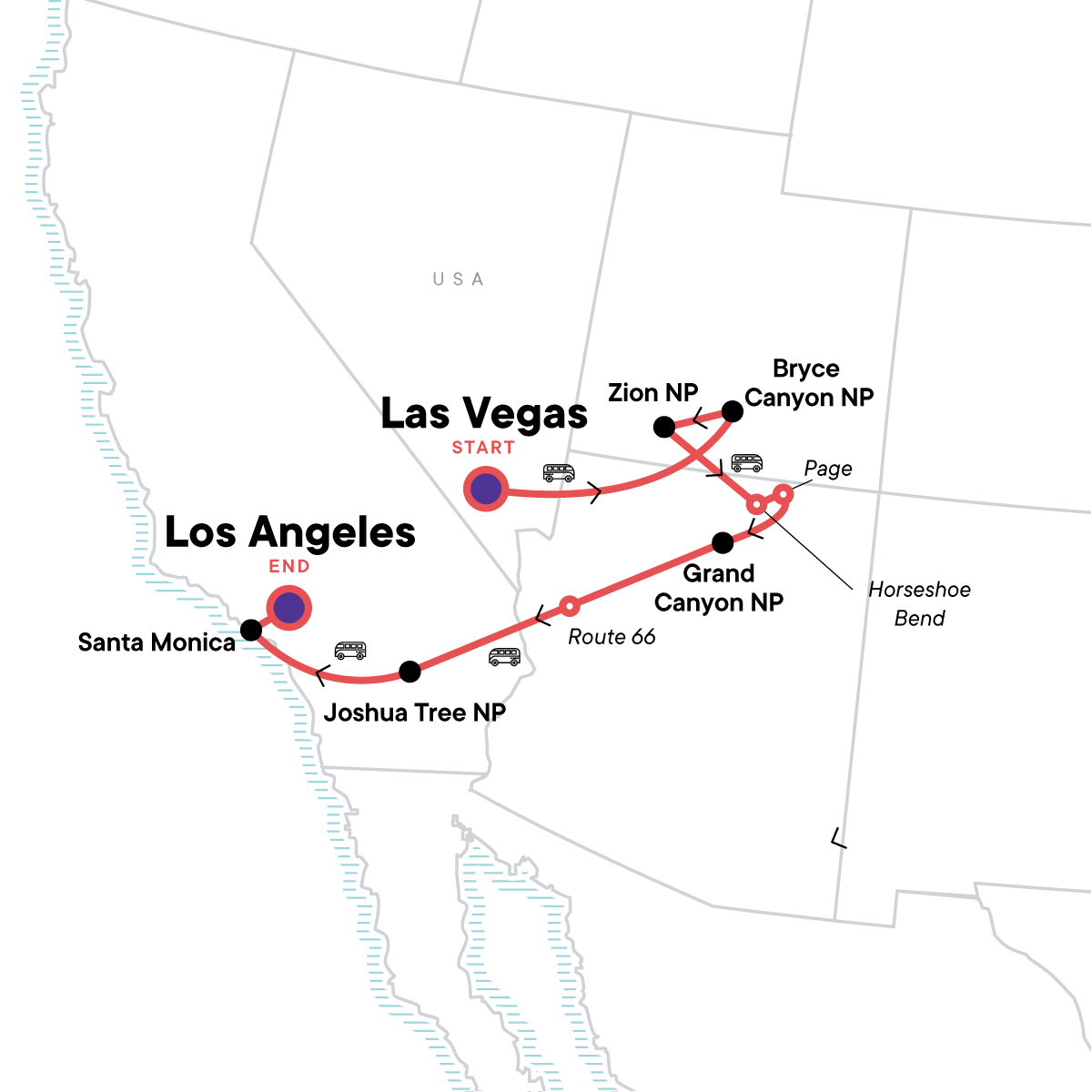 Southwest Road Trip: Zion, the Grand Canyon & Santa Monica Sunsets