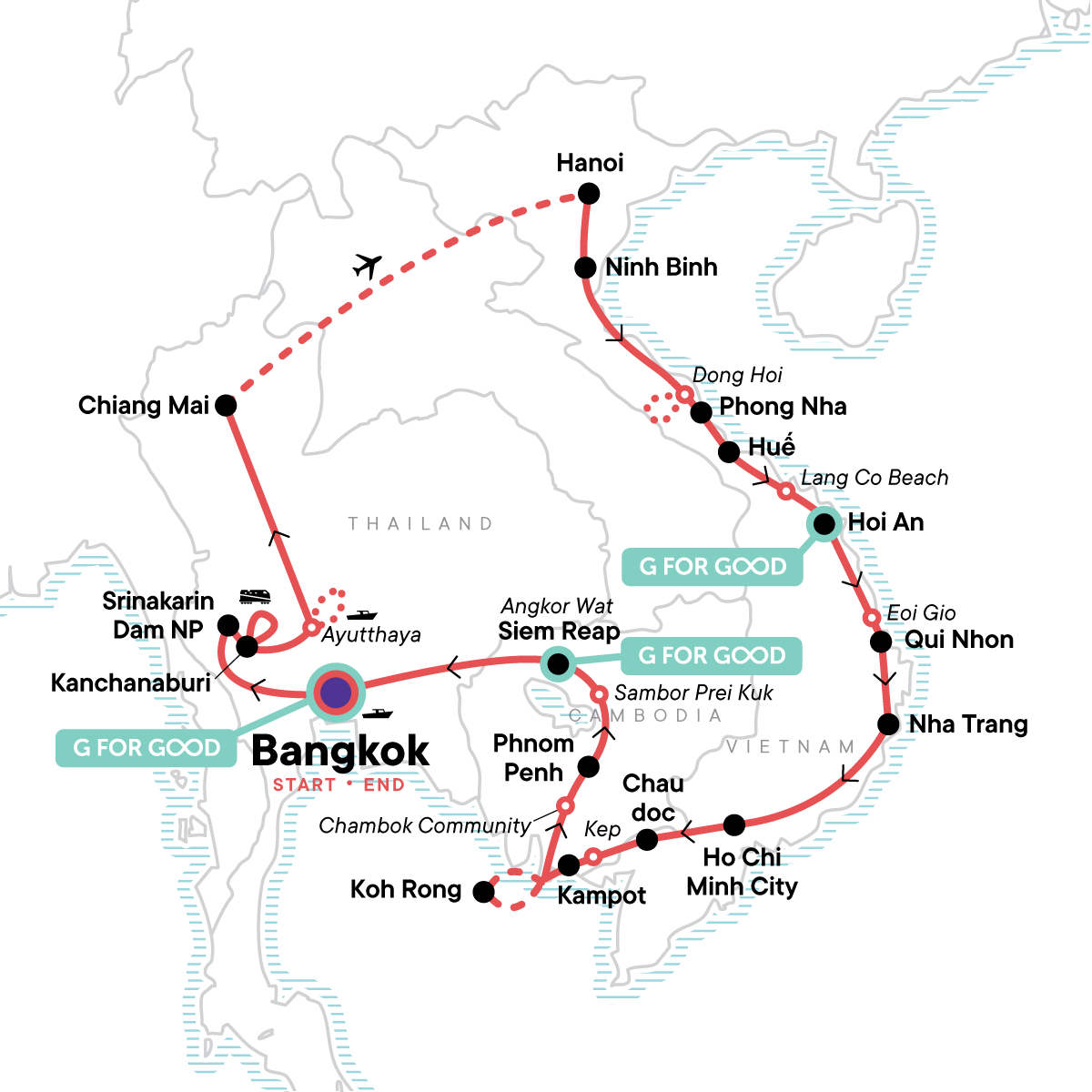 The Most Southeast Asia: Thailand, Vietnam & Cambodia