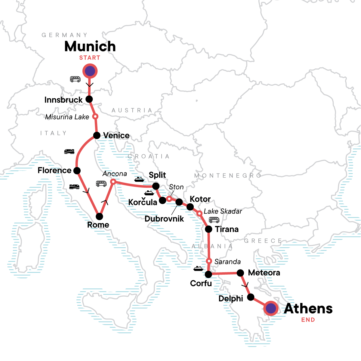 Total Europe: Austria, the Mediterranean & Ancient Athens