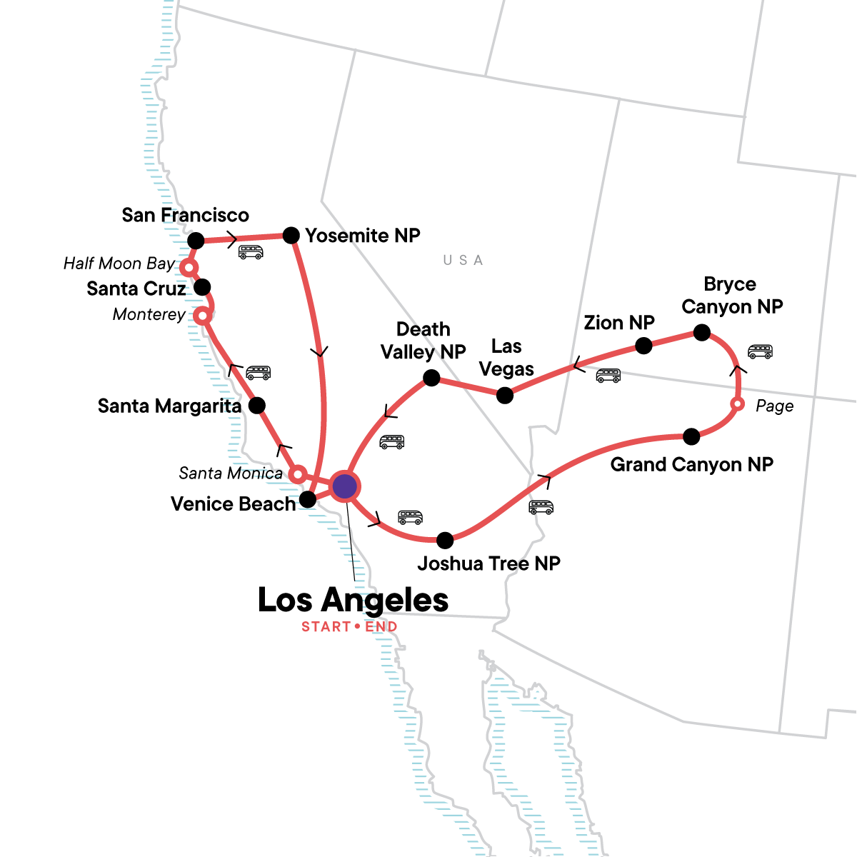 USA Road Trip — California & the Southwest