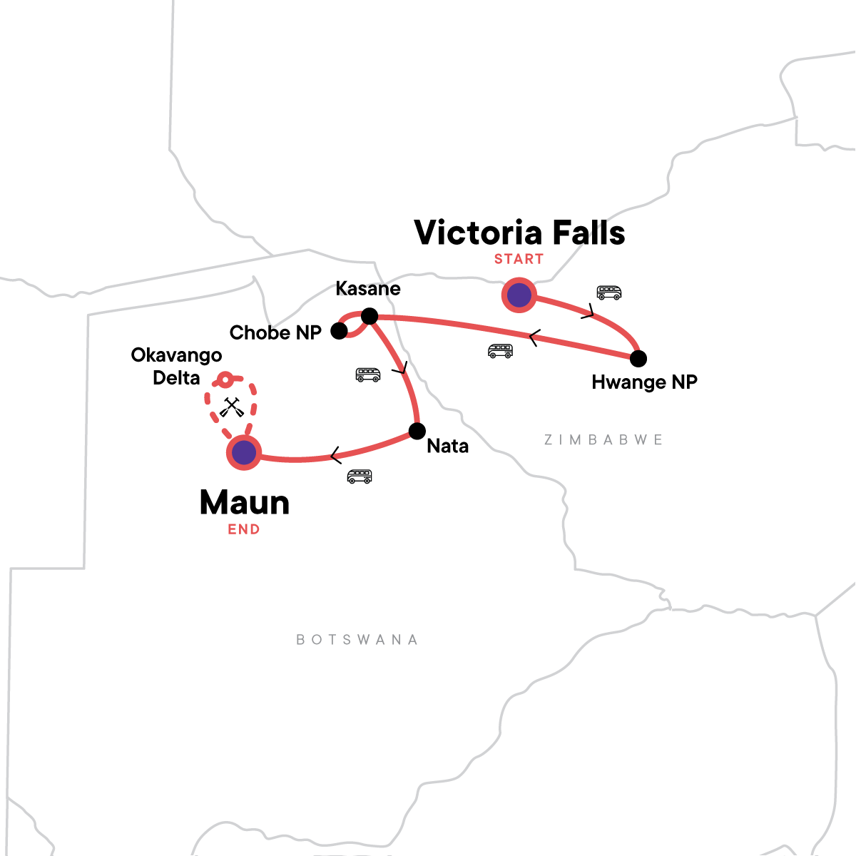 Zimbabwe & Chobe Safari: From Victoria Falls to the Okavango
