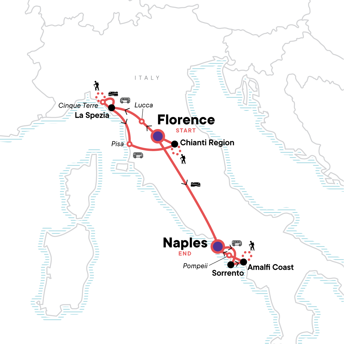 Best of Italy: Tuscany, Cinque Terre & The Amalfi Coast