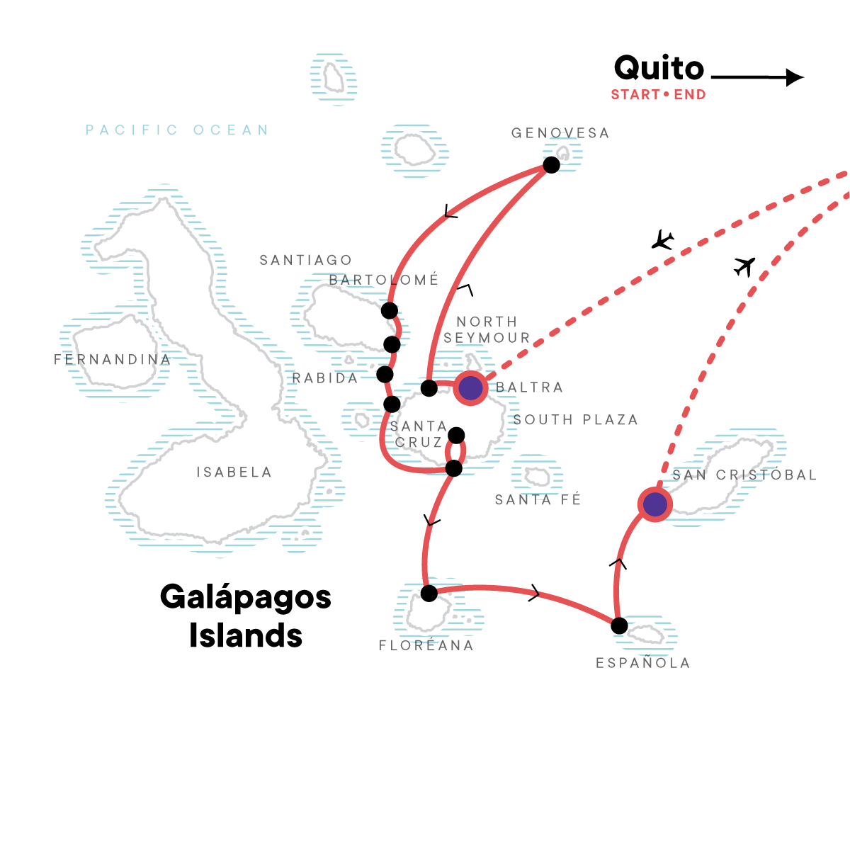 Galápagos — North, Central, & South Islands aboard the Eden