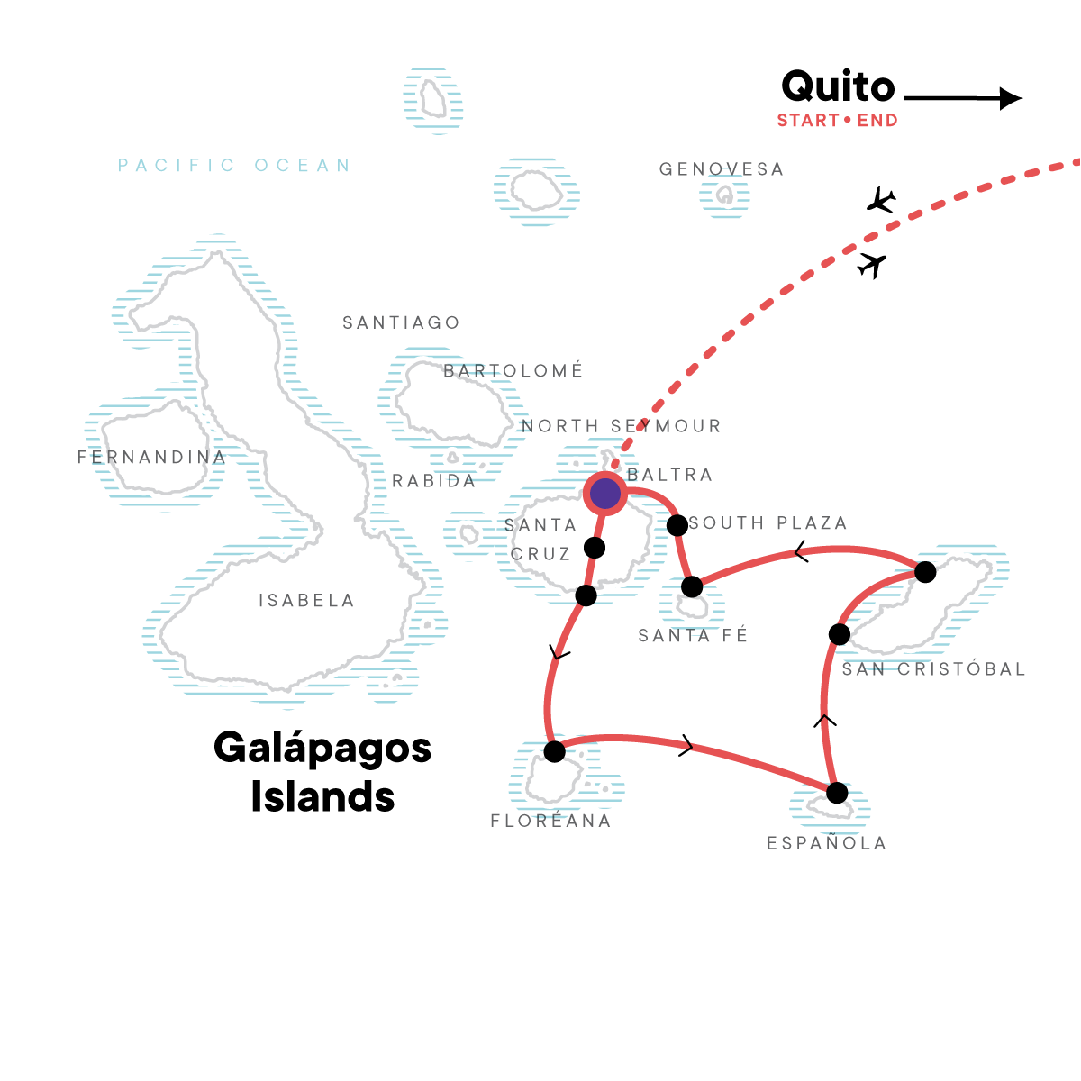 Galápagos — South & East Islands aboard the Eden