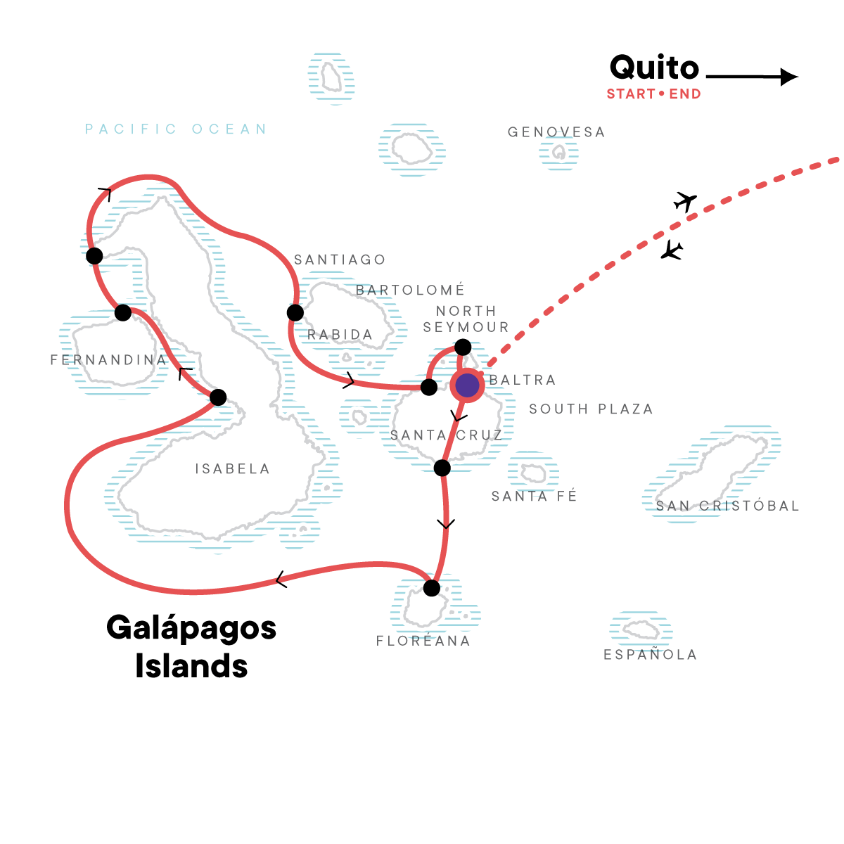 Galápagos – West and Central Islands aboard the Reina Silvia Voyager